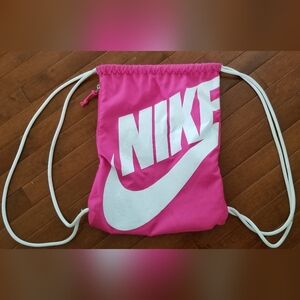 Nike Pink drawstring bag
